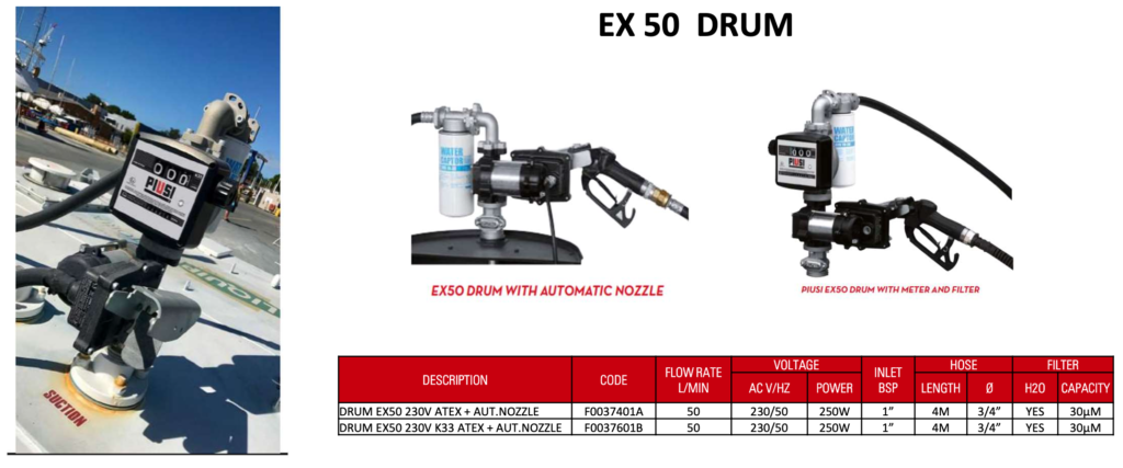 Main dealer PIUSI Indonesia - EX50 Drum